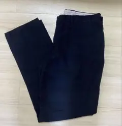 Green label 紺色チノパン ストレートレッグ