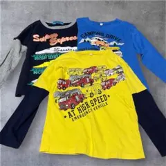 デザイン　長袖　カットソー　120
