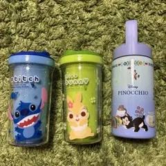 ディズニー　タンブラー　水筒　3点セット