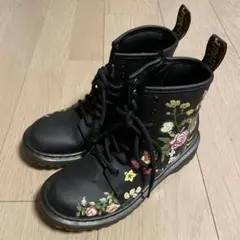 Dr.Martins ドクターマーチン 花柄 ブーツ ピンクステッチ 23cm - メルカリ