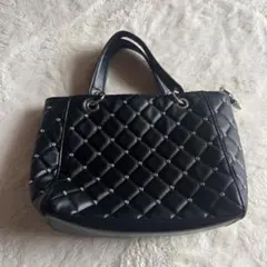 【最終値下げ】MAJESTIC LEGON ビジューキルティングバッグ