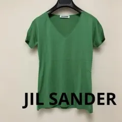 JIL SANDER Vネック Tシャツ グリーン