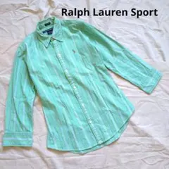 【Ralph Lauren Sport】スリムフィットストライプシャツ ロゴ刺繍