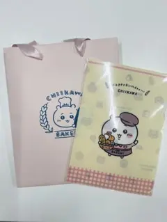ちいかわベーカリー　クリアファイル　ちいかわ　ショップ袋