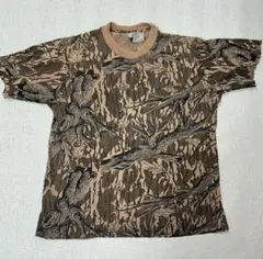 80s 90sリアルツリーカモ　mossy oak ポケットtシャツ usa製