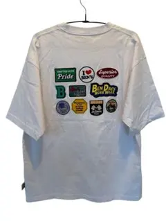 BEN DAVIS マルチワッペンオーバーサイズTシャツ ホワイト