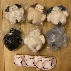 おなかぽんぽんぬいぐるみ　ガチャ　フルコンプ　全6種　hammy＆dacco