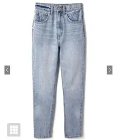 GRL ハイウエストテーパードデニムパンツ[cu157a]