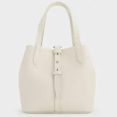 新品未使用】 Beryl ベリル リサイクルレザーバケツバッグ クリーム