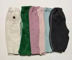 パンツ・レギンス まとめ売り 6点セット　(80センチ)