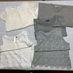 ノースリーブ　Ｍ〜Ｌ　婦人服　レディース　セット売り