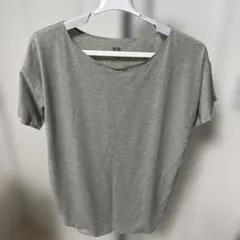 UNIQLO グレー 半袖チュニック L