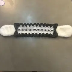 ヘッドドレス 地雷系 量産型 うさ耳 うさぎ 黒 白 リボン