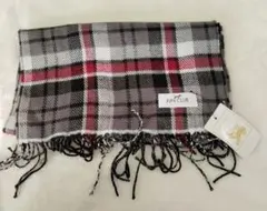【タグ付】チェック柄マフラー