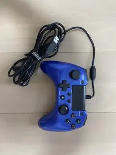 青いPS4互換USBコントローラー