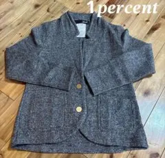 １percent ジャケット グレー