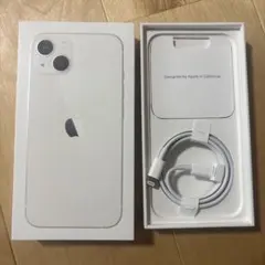 iPhone 13 空箱 ホワイト　付属品付き Apple 箱　iphone