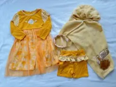 ディズニー　ベル　ワンピース セット