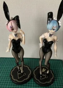 Re:ゼロから始める異世界生活 レム ラム バニー フィギュア 2体セットのサムネイル