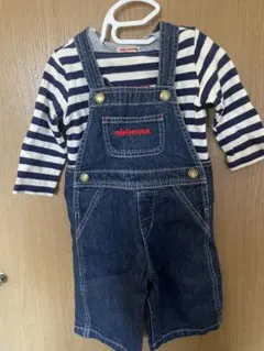 ミキハウス　オーバーオール　セット