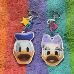 東京ディズニーリゾート ドナルド　デイジー　イヤリング