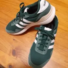 adidas 운동화 그린 스웨이드 28.0cm 신발 녹색