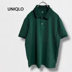 ユニクロ ドライカノコポロシャツ 半袖 鹿の子 トップス 綿混 ユニセックス M