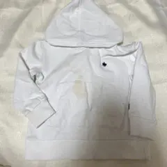 ホワイトフード付きトレーナー
