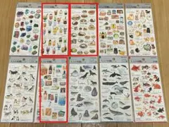 まかろん様 大人の図鑑シール 3種