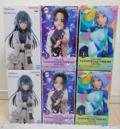 胡蝶しのぶ　波動ねじれ　月村手毬　フィギュア　6体セット