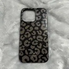 iPhone13Pro スマホケース Kate spade レオパード 豹柄