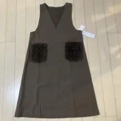 新品STYLE RAVIE Vネックワンピース ジャンパースカート