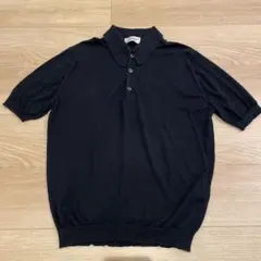 美品】ジョンスメドレー 半袖 ポロシャツ ニット ニットポロ S