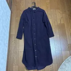 レイカズン 長袖シャツワンピース