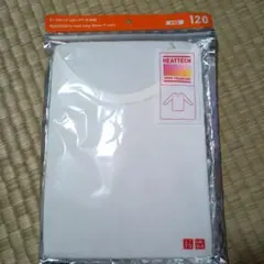 UNIQLO HEATTECH 長袖アンダーシャツ 120 白