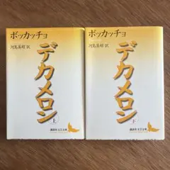 デカメロン 上下 ボッカッチョ 河島英昭訳 講談社文芸文庫