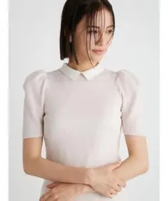 パフスリーブ ニット