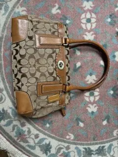 Coach ブラウン/ベージュ ショルダーバッグ