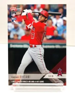 2018 大谷翔平 Topps Now 2HR 4安打！ #553 RC