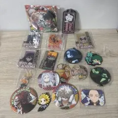 僕のヒーローアカデミア　アクリルスタンド　ラバーストラップ　缶バッジ