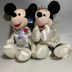 ミッキー・ミニー ウェディングぬいぐるみ