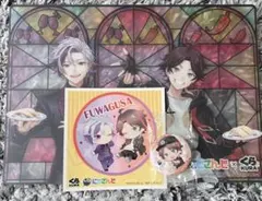 にじさんじ くら寿司 特典 ビッくらポン 下敷き 缶バッジ ステッカー 三枝明那