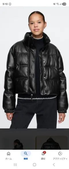 【こっちゃん】美品‼️ ほぼ未使用品　GAP ダウン　アウター　レディース GAP ダウンコート ダウンジャケット ヘビーウェイト プリマ