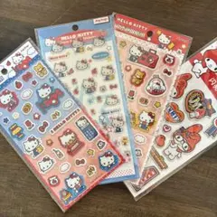 HELLO KITTY & MY MELODY シール 4枚セット