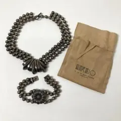【希少】IKUO PARIS イクオ パリ 一森育郎 ネックレス シルバーカラー 希少】IKUO PARIS イクオ パリ 一森育郎 ネックレス シルバーカラー