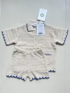 H&M ADORABLES クロッシェセットアップ 80cmのサムネイル