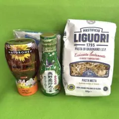 ☆カルディ☆2026福袋 パスタ、ハチミツ、肉野菜炒めの素、もへじエコバッグ午