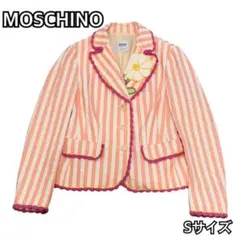 MOSCHINO モスキーノ　イタリア製　ジャケット ストライプ柄　ヴィンテージのサムネイル