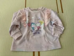 新品　未使用　アンパンマン フリル付き長袖Tシャツ　90