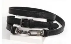 ショルダーベルト ショルダーストラップ 革 ショルダーバッグベルト ブラック 黒